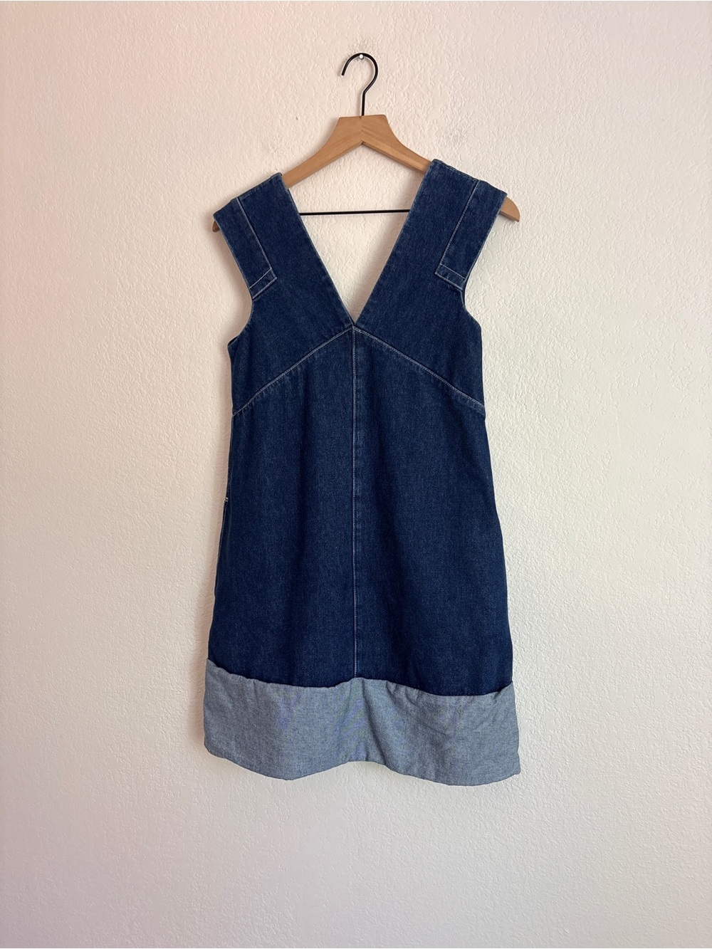 COS Dark Blue Denim Mini Dress